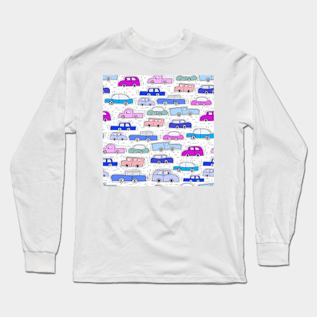 Cute Doodle Art Long Sleeve T-Shirt by labatchino